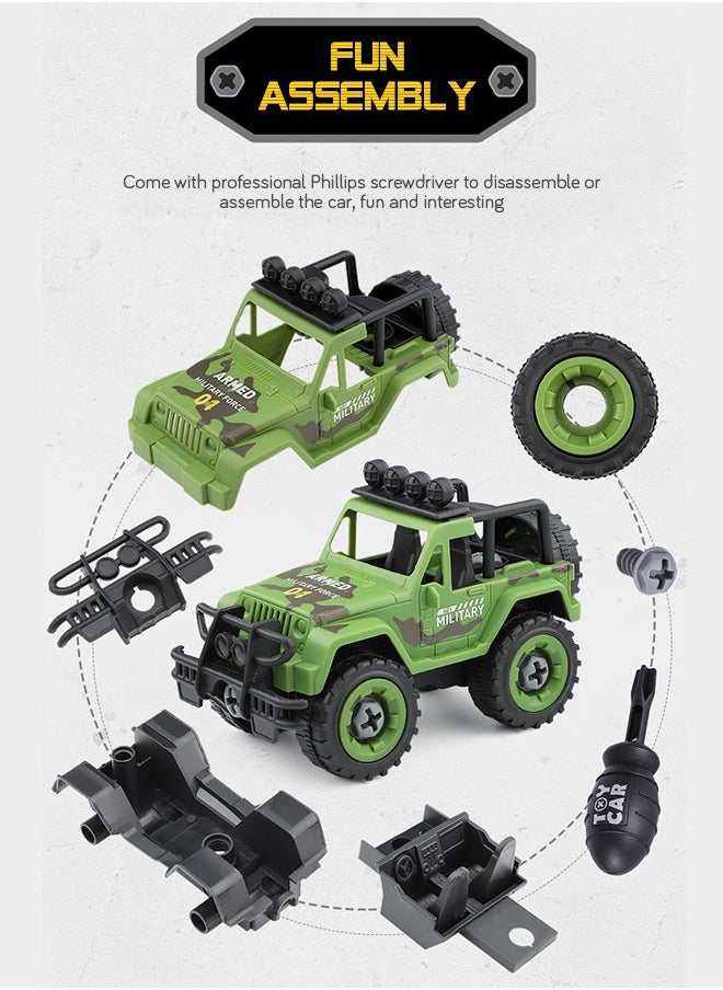 GROIC Building Block Car Set Assemble Car Construction Set Car Airplane Ship Toys STEM Educational Learning Game  - Image 5