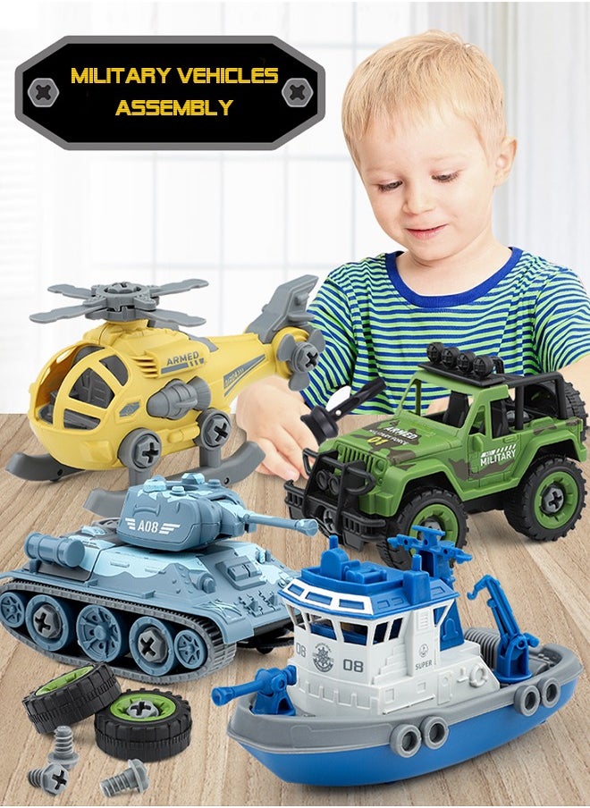 GROIC Building Block Car Set Assemble Car Construction Set Car Airplane Ship Toys STEM Educational Learning Game  - Image 2