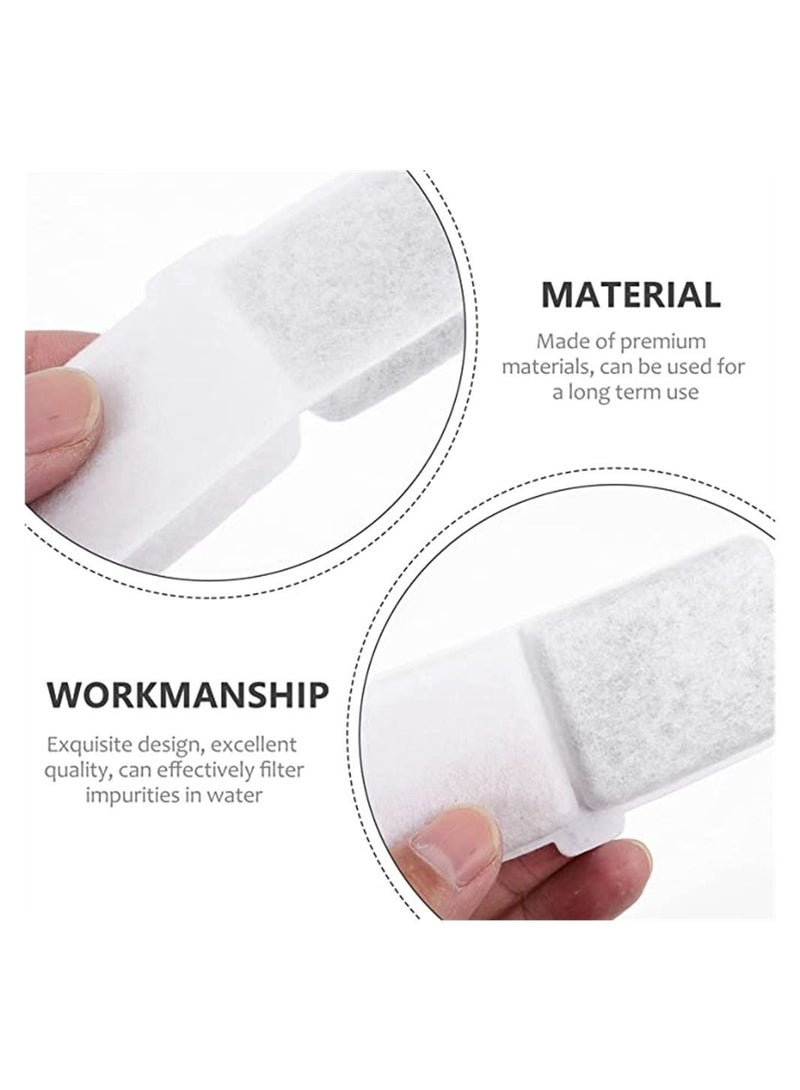 كابتن تيك Pet Drinking Water Filter Cotton, SYOSI Pet Water Fountain Replacement Filter Activated Carbon for Automatic Pet Water Dispenser for Cats Dogs, 10Pcs - Image 4