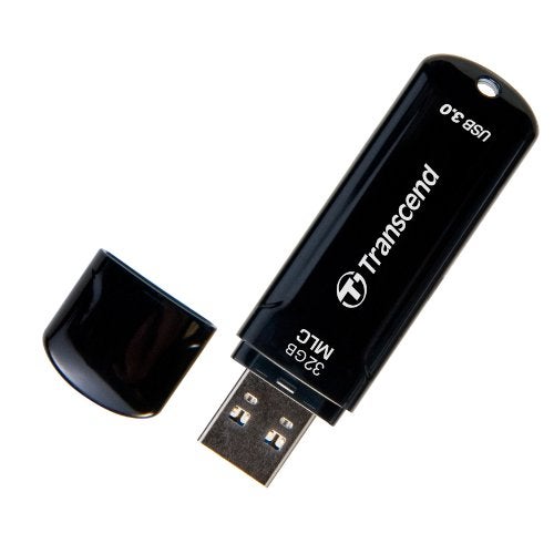 Transcend 32GB, JF750, MLC, USB3.0, Black - Image 3