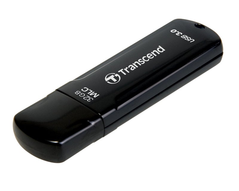 Transcend 32GB, JF750, MLC, USB3.0, Black - Image 4