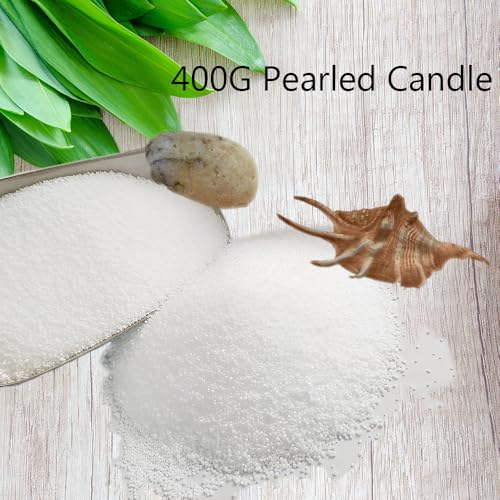 TooGet 400G Pearled Candle Wax, Sand Candles Refillable Unscented Non Toxic Long Time Lasting Powder Sand Wax for DIY Candle Wedding Decor Making - Image 4