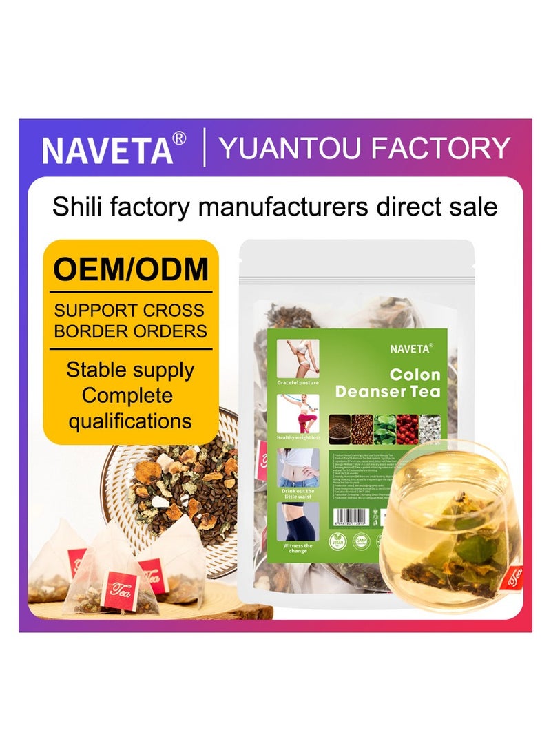 NAVETA شاي منظف القولون، شاي صحي بالأعشاب بمكونات طبيعية نقية، شاي تخسيس قائم على النباتات العضوية، شاي منظف بالأعشاب آمن وفعال للإمساك - Image 5