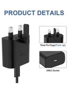 Generic 45W USB C Super Fast Charging Charger - Compatible with S24 S23 S22 S21 S20 Ultra, S24+ S23+ S22+ S21+, A53, A15, A 55, A54 - Type C Power Adapter  - Image 4