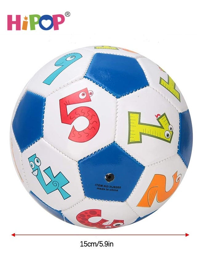 HIPOP Size 2 Children Soccer Ball, Outdoor Practice Training Ball Kids Sports Ball for Toddler Youth and Kids, Training Football Toy Mini Football for Beach, Home, School, Dia 15cm/5.9inch - Image 4