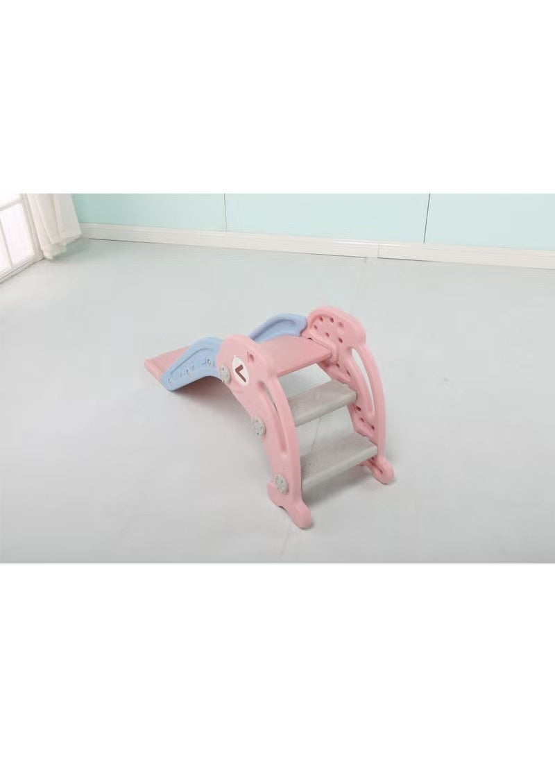 FULL JOY 2 in 1 Baby Slide with Basketball Hoop, Foldable Slide for Toddlers Boys Girls Climbers, Indoor and Outdoor Toys - Image 3