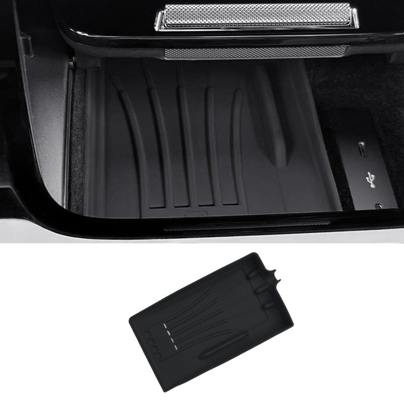 for Porsche Cayenne Center Console Cover Silicone Center Console Protector Film for Porsche Cayenne Accessories 2024 for Cayenne 2024 Black