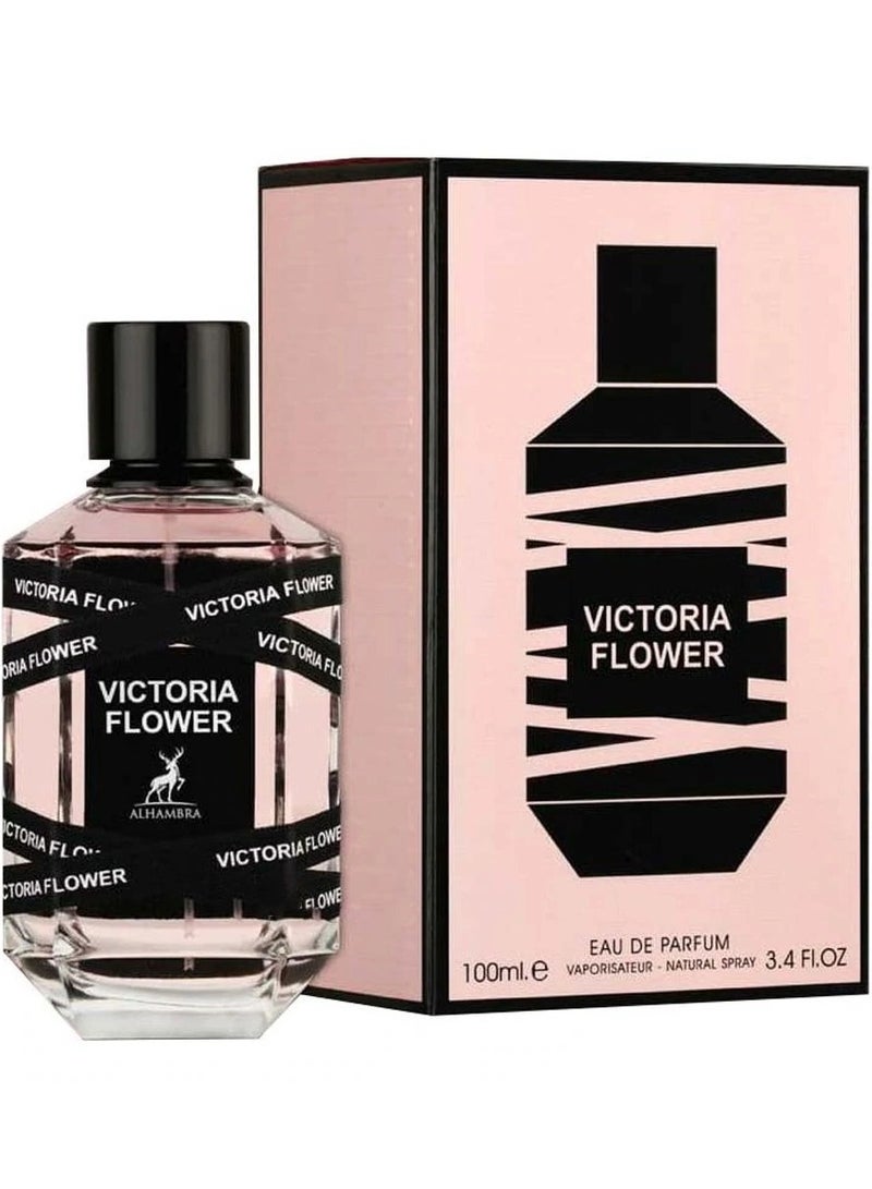 ميزون الهمبرا عطر فيكتوريا فلاور او دي برفيوم من ميزون الهمبرا للنساء - 100 مل (مستوحى من فيكتور آند رولف فلاور بومب) - Image 1