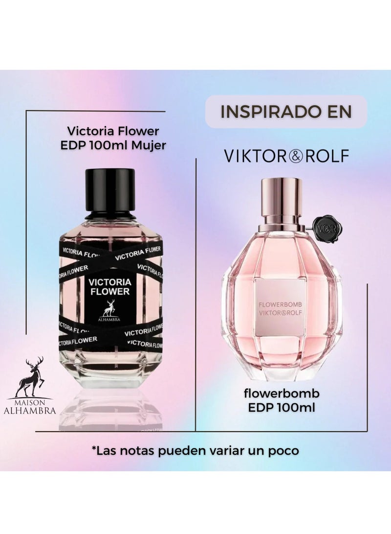 ميزون الهمبرا عطر فيكتوريا فلاور او دي برفيوم من ميزون الهمبرا للنساء - 100 مل (مستوحى من فيكتور آند رولف فلاور بومب) - Image 5