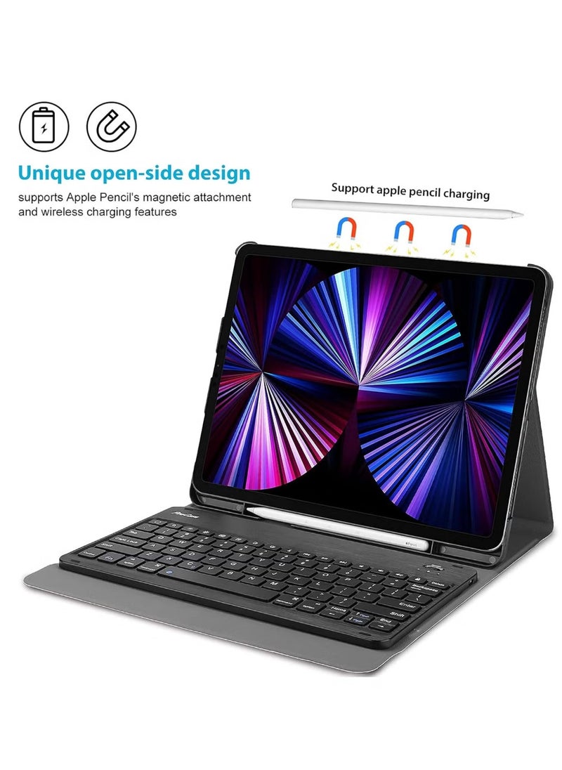JAJEEK Slim Folio Pro Backlit Bluetooth Keyboard Case – Compatible with iPad Pro 11-inch 1st, 2nd, 3rd, 4th Gen (2018-2022), Wireless Bluetooth Keyboard, Adjustable Backlit Keys, Slim & Lightweight Protective Case  - Image 5