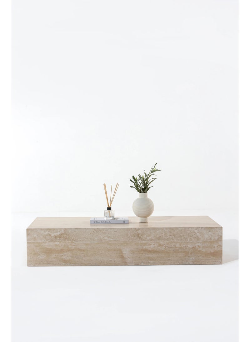 Modern Style Turkish Travertine Coffee Table - Image 3