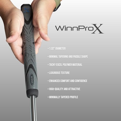 Winn Pro X 1.32 Putter Grip (Jumbo, Gray/Black) - Image 5