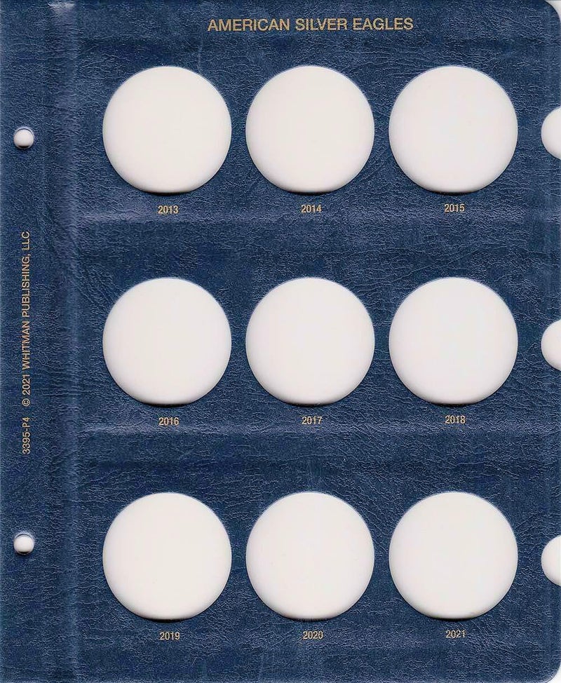 Whitman US American Silver Eagle Coin Album 1986 - 2021 #3395 - Image 5