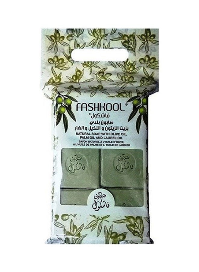 Fashkool Natural Soap With Olive Oil 6 Pcs Multicolour 150grams