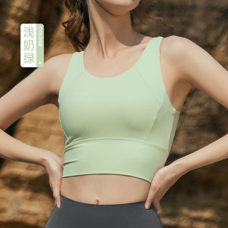 High Impact Sports Bra Yoga Fitness Vest Vigor Purple  - Image 3