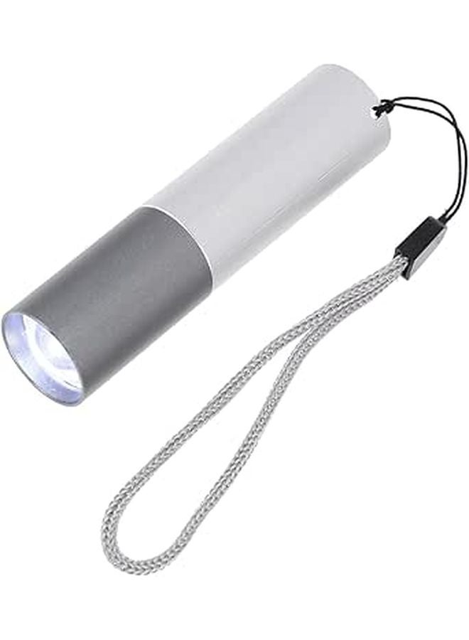USB Rechargeable Zoomable Aluminum Alloy Flashlight Portable Compact Outdoor Torch - Image 1