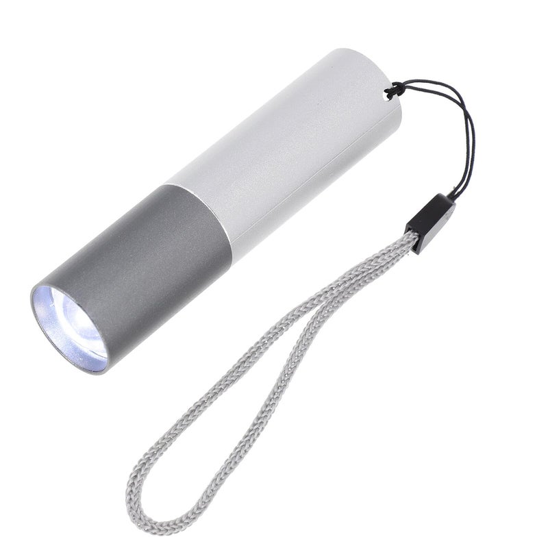 USB Rechargeable Zoomable Aluminum Alloy Flashlight Portable Compact Outdoor Torch - Image 2