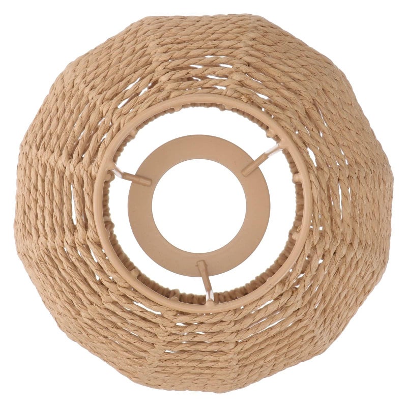Koolouispoper Lampshade for Cover Table Lamp Rattan Lamp Pendant Light Vintage Hanging Lighter Cafe Restaurant Home Decor Retro Lampshade - Image 4