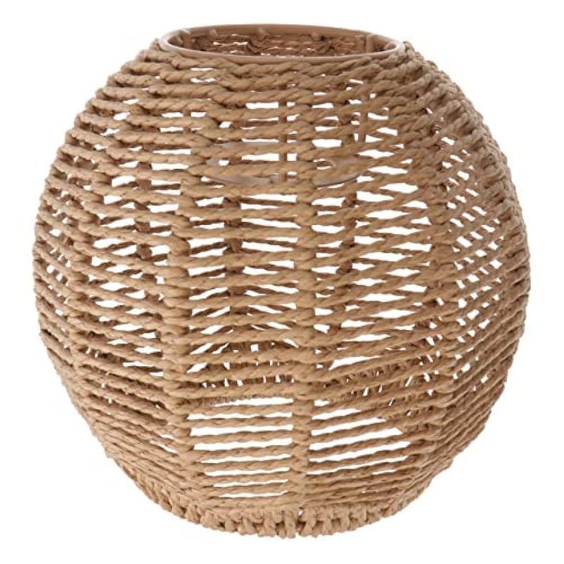 Koolouispoper Lampshade for Cover Table Lamp Rattan Lamp Pendant Light Vintage Hanging Lighter Cafe Restaurant Home Decor Retro Lampshade - Image 1
