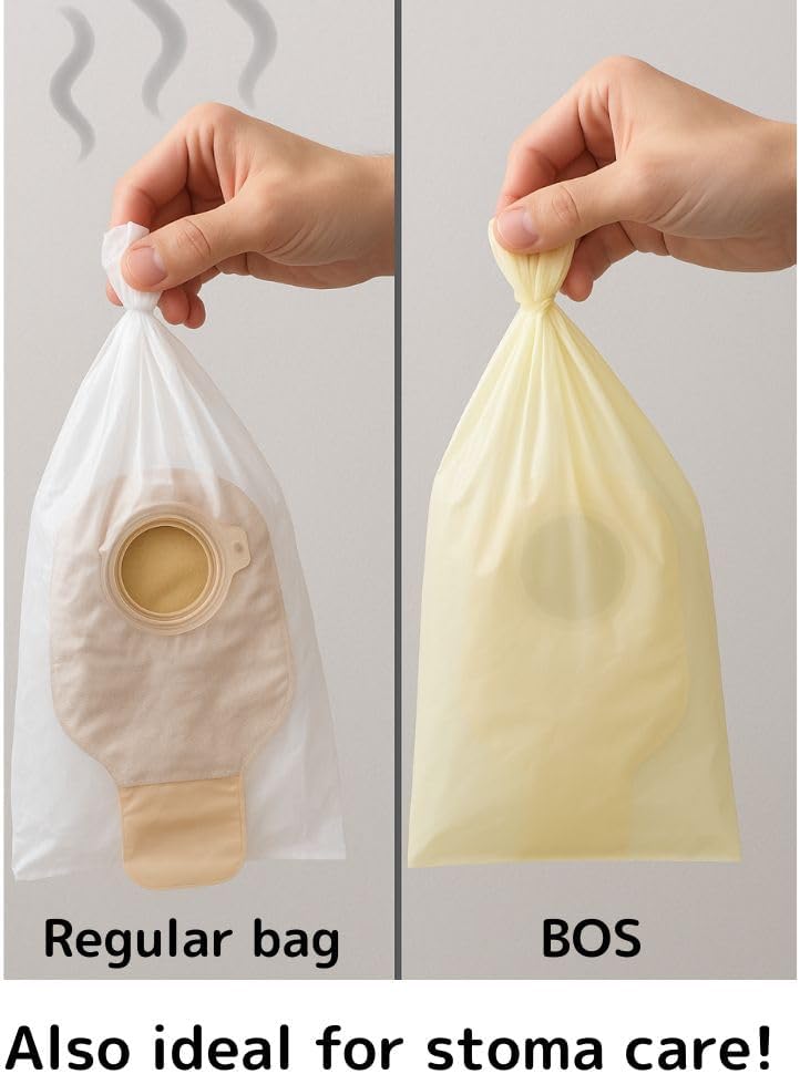 BOS أكياس BOS المدهشة القابلة للتصرف لإغلاق الروائح لحفاضات الأطفال أو نفايات الحيوانات الأليفة أو أي منتج صحي للتخلص منه متينة وغير معطرة الحجم XS اللون وردي 200 حبة عبوة من 1 200 كيس - Image 5