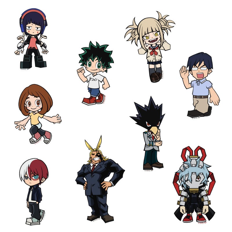 GRAPHICS & MORE My Hero Academia Chibi 50ct Vinyl Large Deluxe Stickers Variety Pack â€“ Officially Licensed Anime Collection â€“ Laptop, Water Bottle, Scrapbooking, Tablet, Indoor/Outdoor - Image 3