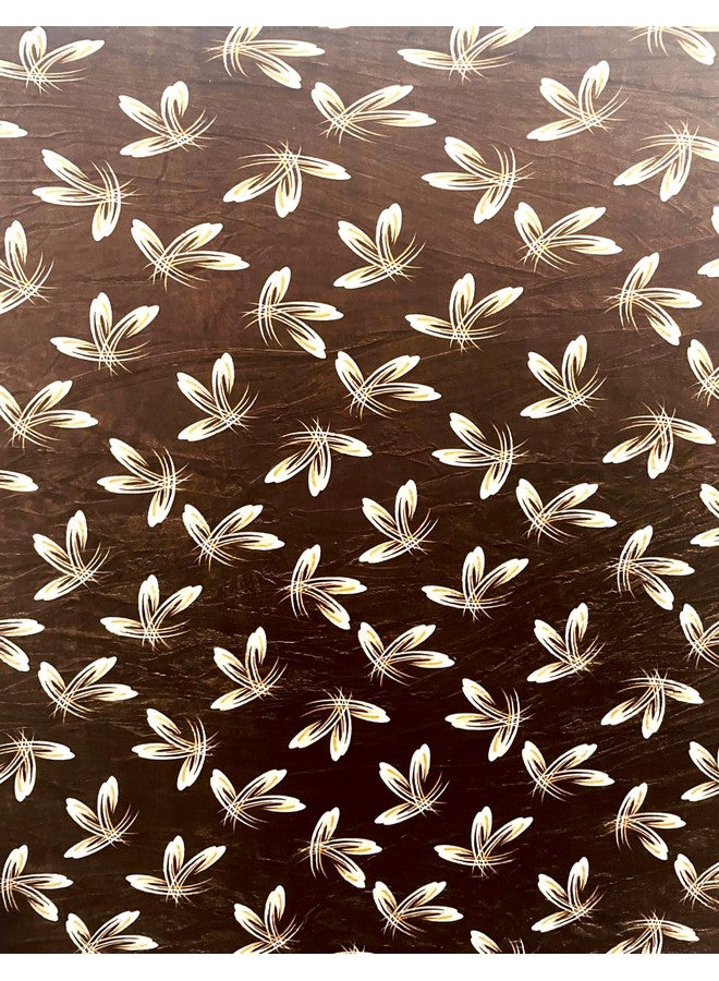 RD TREND 190 GSM Flannel Warm bedsheets for Winter Single Flat Size (60x90 Inches) with 1 Pillow Cover Size (18x28 Inches) Color-Brown - Image 2