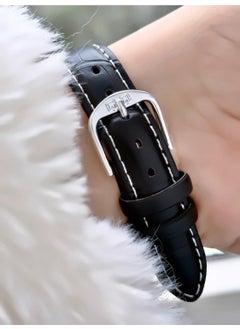 Q&Q Elegant Slim Case Women's Leather Band Wristwatch  - Image 3
