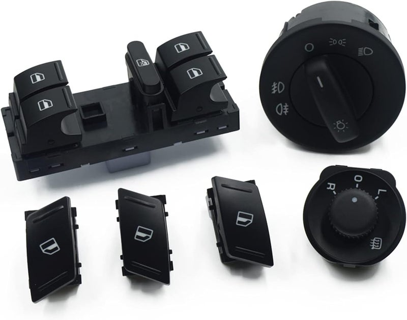 Wivplex Electric Power Window and Mirror Control Switch Set for Skoda Octavia - Image 1