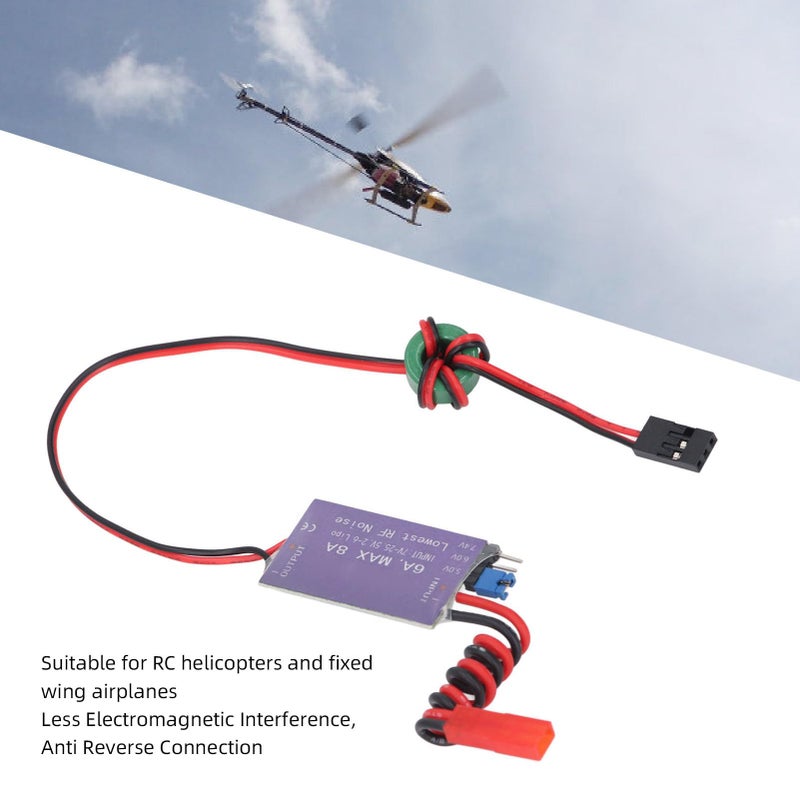 UBEC Voltage Regulator Module 6A 7 25 5V Input 5V 6V 7 4V Output for RC Helicopter - Image 4