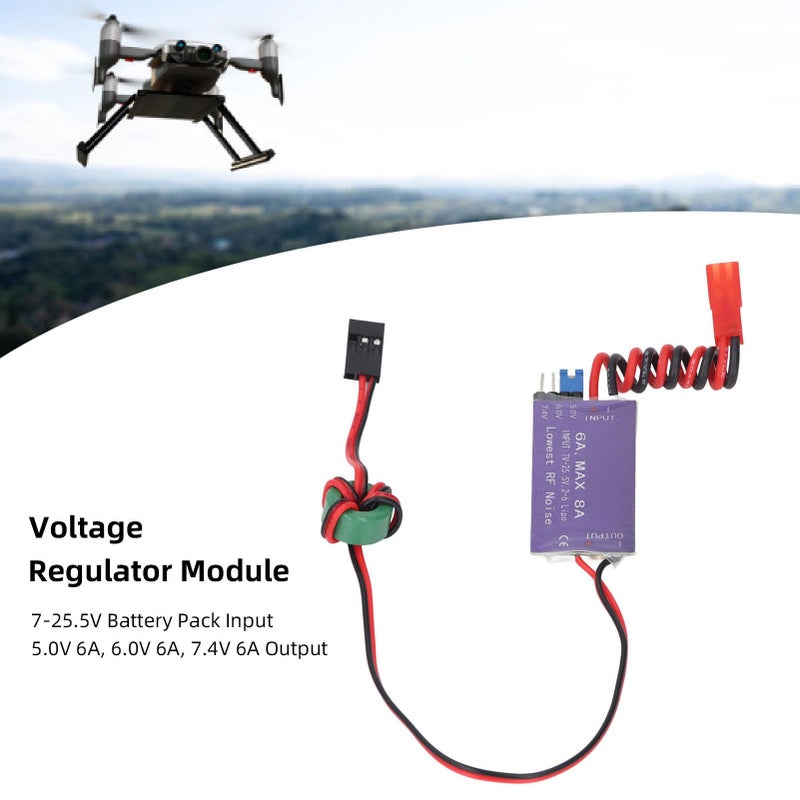 UBEC Voltage Regulator Module 6A 7 25 5V Input 5V 6V 7 4V Output for RC Helicopter - Image 3