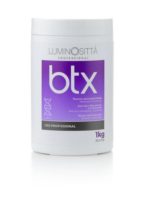 Luminositta Botox is a hair softener that reconstructs damaged hair It contains aloe vera oil macadamia oil chamomile flower oil and a group of amino acids It deeply moisturizes and nourishes