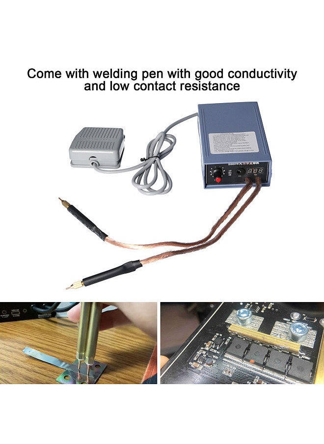 Generic - Generic Spot Welder 5000W High Power Handheld Spot Welding Machine Portable 0-800A Current Adjustable Welders for 18650 Battery EU Plug - Image 1
