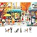 Blueforest Autumn Cafe Scene Puzzle for Adults 500 Pieces Colorful Street Jigsaw Puzzle with Letters on Back Fall City Street Landscape Challenging Puzzle Ideal for Family Game Nights Seniors 2315 - Image 2