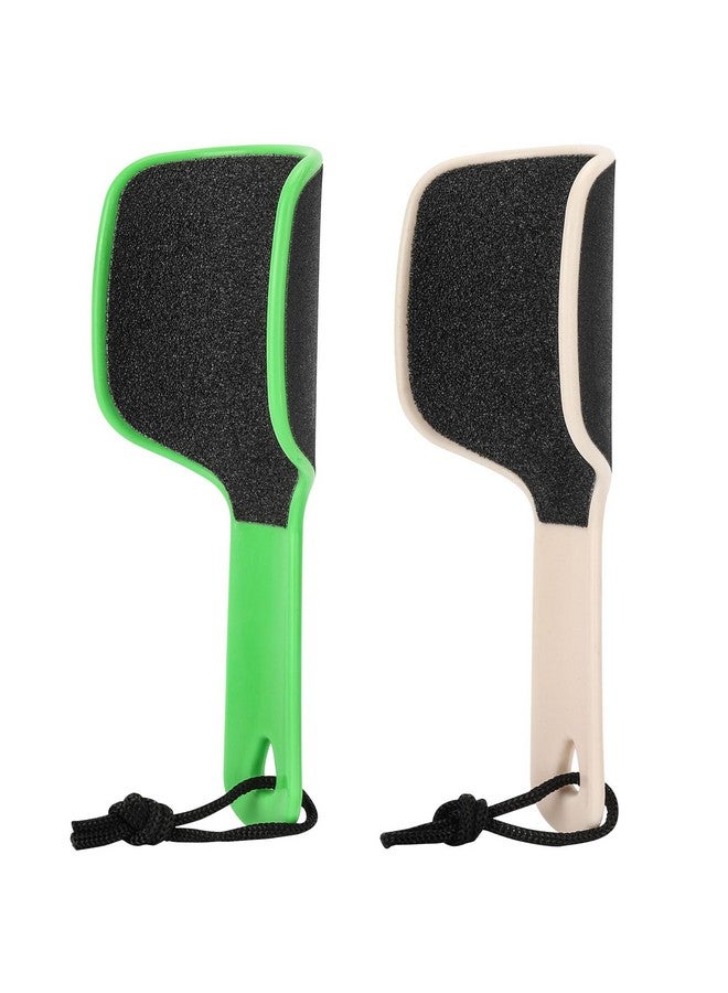 BTYMS 2 Pcs Curved Foot File Callus Remover for Feet, Double Sided Heel File Scraper U Shaped Foot Scrubber Dead Skin Remover - Image 1