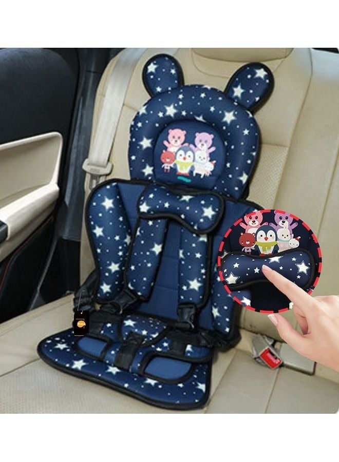 Loquat Starry Sky Regular Edition Portable Breathable Child Seat Cushion,Cushion Suitable For Stroller,Child Safety Seat,Baby Seat Pad Liner For Stroller Soft Cotton Baby Stroller Cushion,Baby Carriage Cus - Image 5