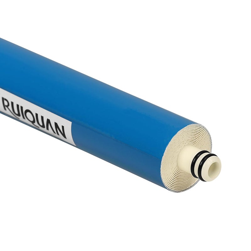 Ruiquan 100 GPD RO Membrane High TDS Compatibility Up to 3000 Universal Fit for All RO Systems Blue Cartridge Filter for Home Use - Image 4