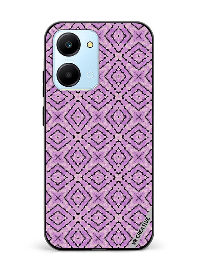 VR CREATIVE Protective Case Cover For Honor Play7T Strips Design Multicolour - Image 1