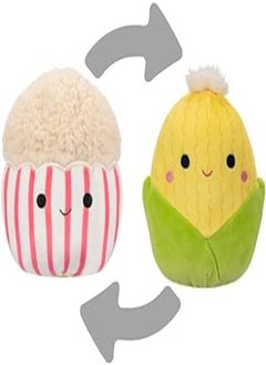 Squishmallows -Flip-A-Mallows- 5" - Conrad/Arnel - Corn on the Cob/Popcorn