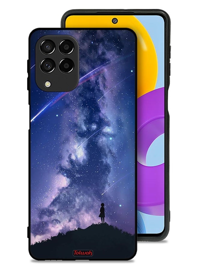 Tolwak Samsung Galaxy M53 Protective Case Cover Moving Stars - Image 1