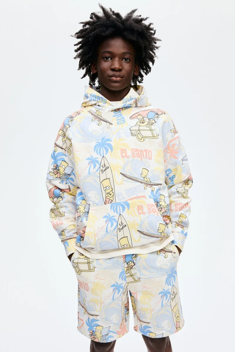 H&M Printed sweatshorts