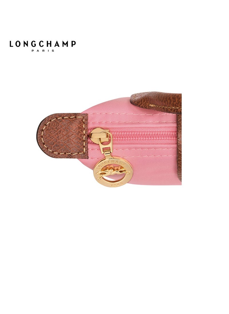 Longchamp - Women's small handbag, tote bag, shoulder bag, pink classic style - Image 1