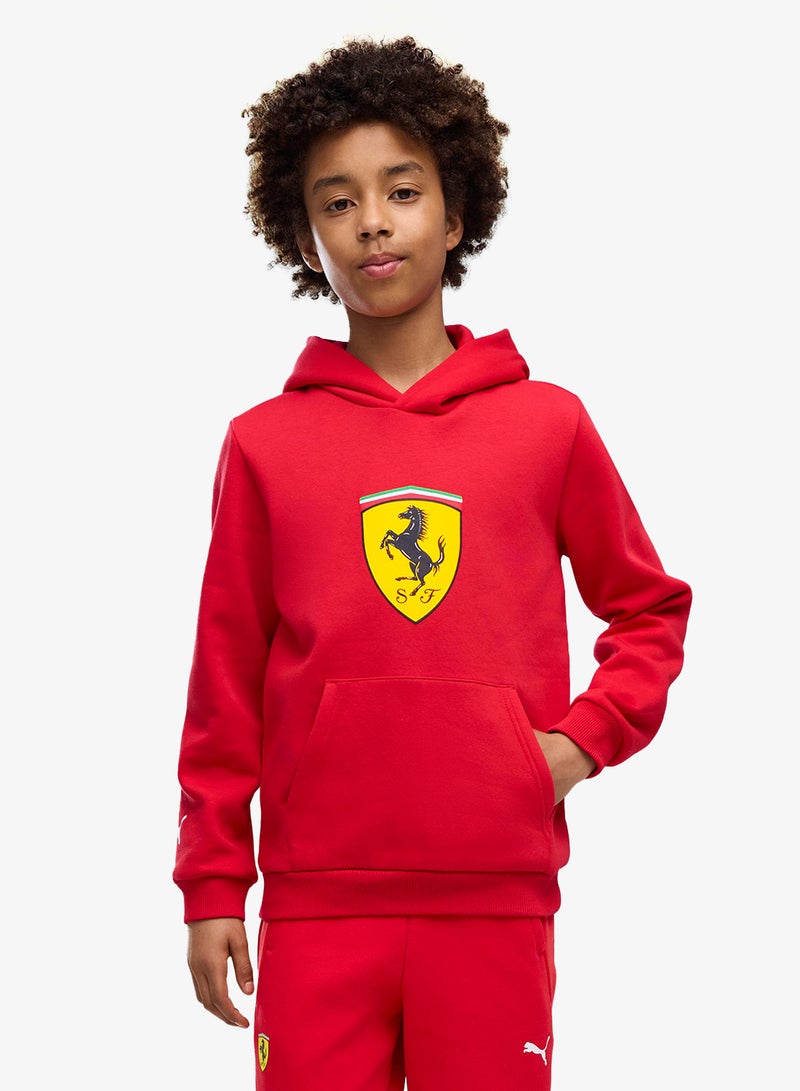 PUMA Youth Ferrari Colored Shield Hoodie - Image 1