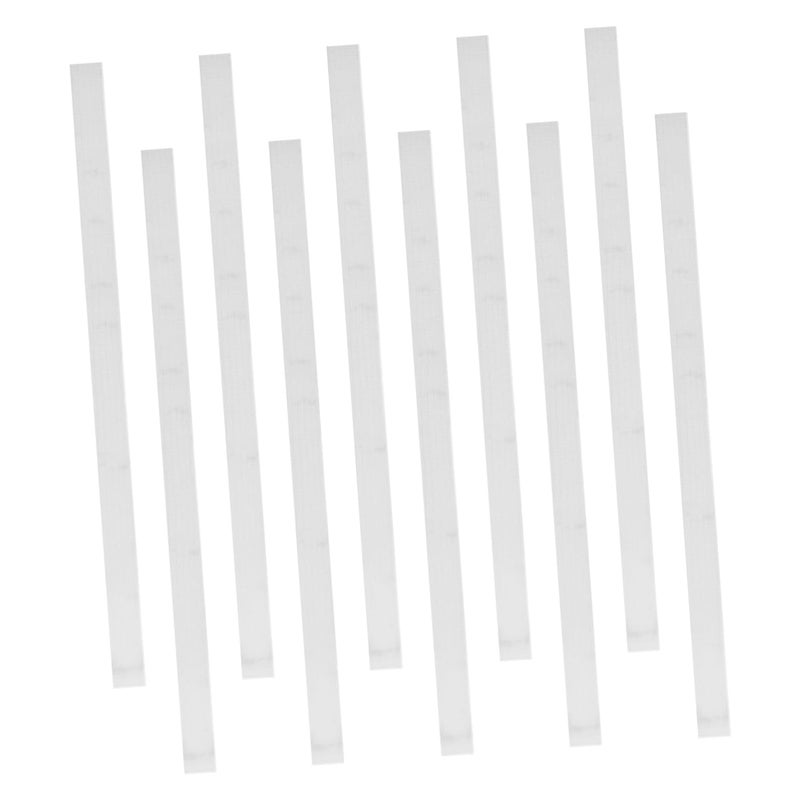 White Bookbinding Glue Strips 29x1 5cm 10pcs for Repairing Books Contracts Textbooks Thermal Adhesive Quick Binding Long Lasting - Image 1