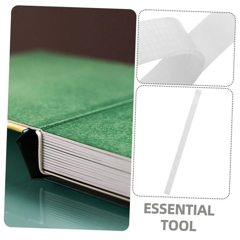 White Bookbinding Glue Strips 29x1 5cm 10pcs for Repairing Books Contracts Textbooks Thermal Adhesive Quick Binding Long Lasting - Image 4