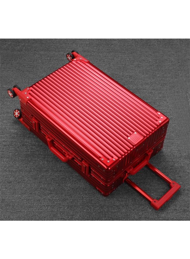 إن كي أكس مجموعة من 2 حقيبة سفر صلبة بعجلات أمتعة مصنوعة من سبائك Al-Mg مع 4 عجلات دوارة مقاس 29 بوصة و20 بوصة - Image 3