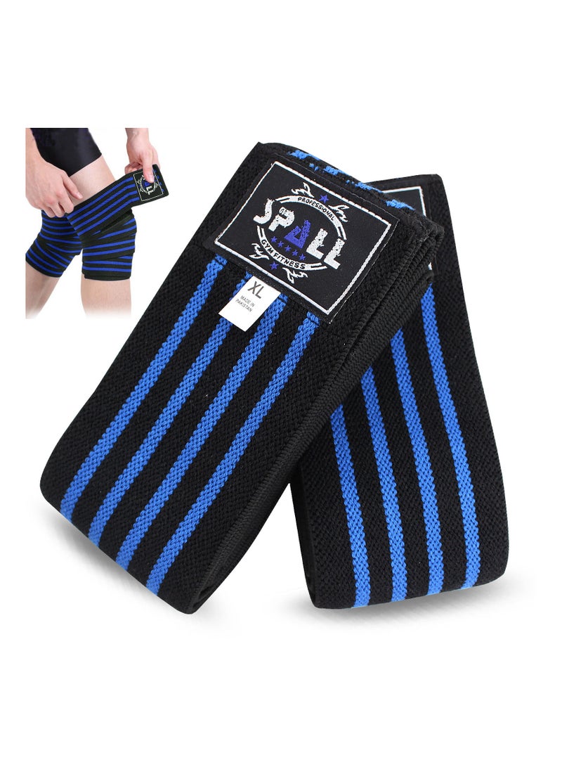 Spall Fitness Knee Wraps Compression Elasticity Weightlifting Squat Fitness For Gym Workout Cross Training Powerlifting Men And Women  - Image 1
