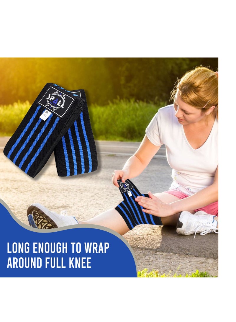 Spall Fitness Knee Wraps Compression Elasticity Weightlifting Squat Fitness For Gym Workout Cross Training Powerlifting Men And Women  - Image 5