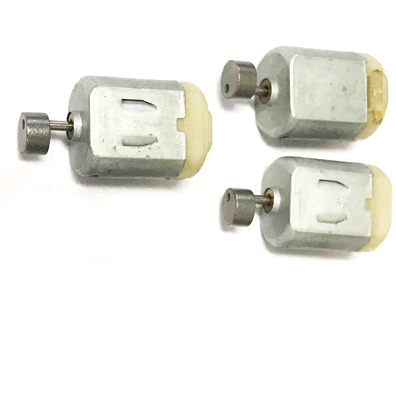 Mini Vibration Motor 130 Mini Vibration Motor DC 153V 5200RPM for Electric Toys Replacement 3 Pcs