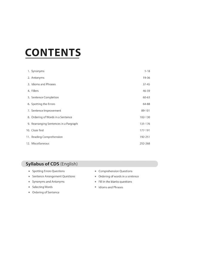 Arihant CDS /OTA Chapterwise Solved Papers (2024 - 2011) English | Trend Analysis | Topicwise Manner | for Exam 2025