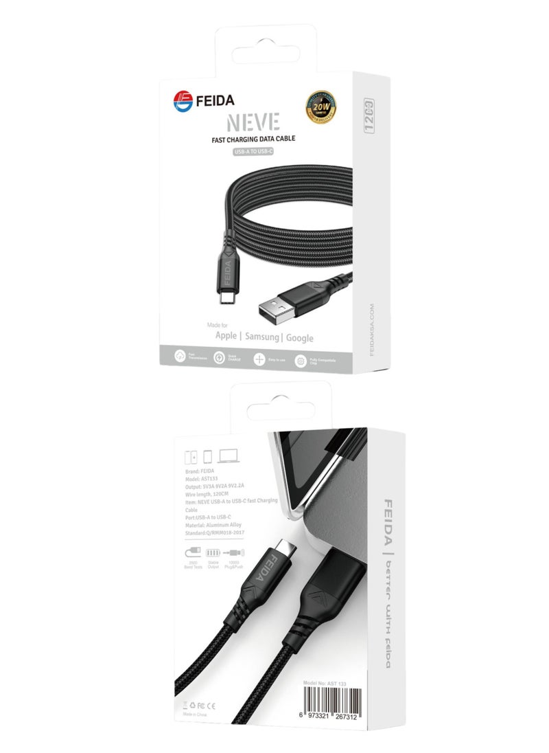 FEIDA feida 1.2m Fabric USB Type-C Cable 